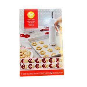Wilton Cookie Press with 12 Discs